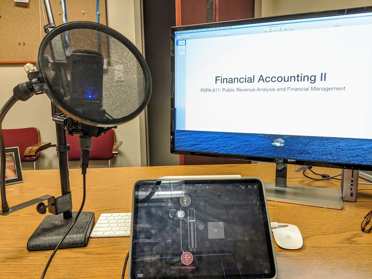 How I Record Lectures