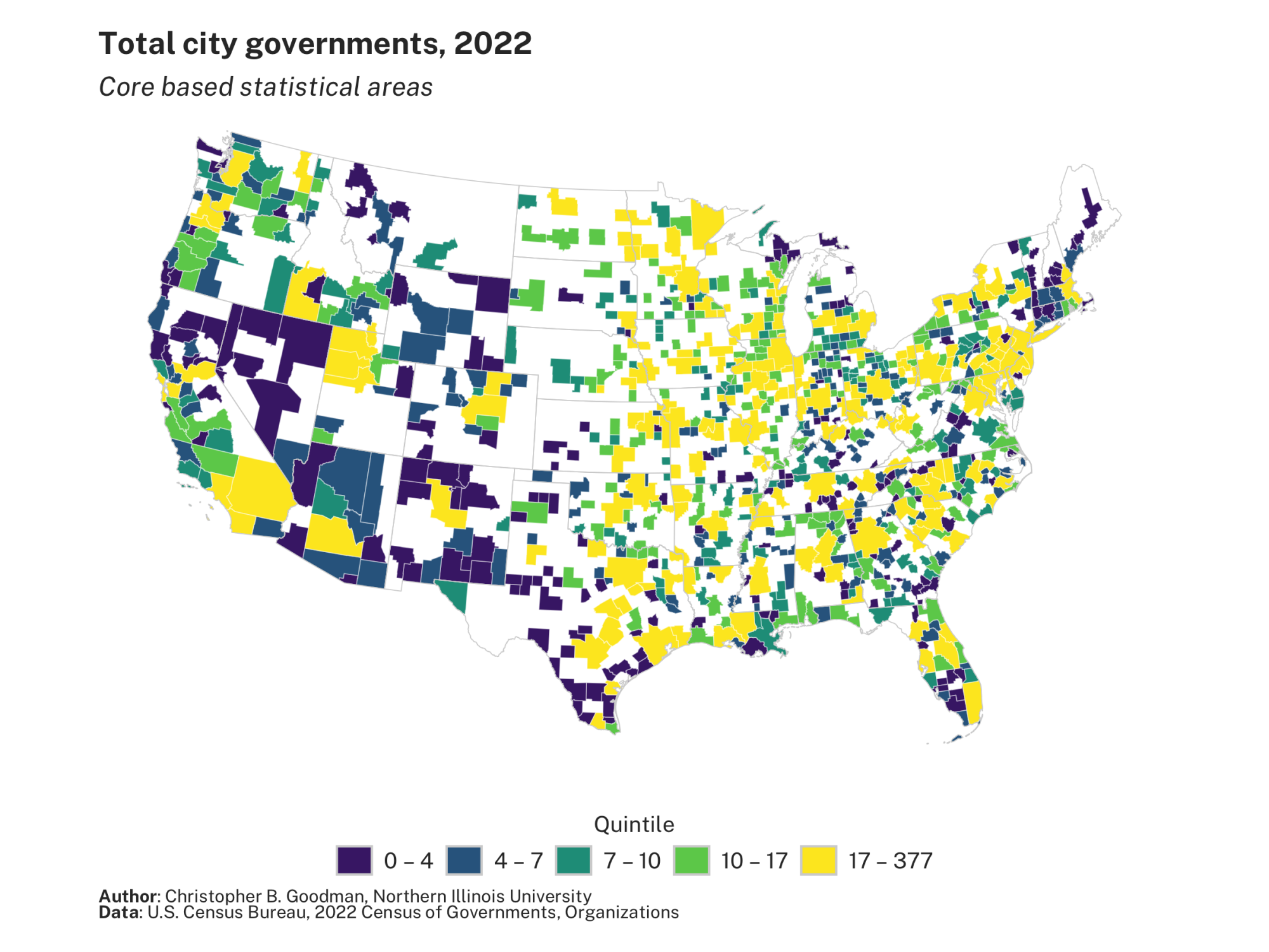 Total city governments, 2022