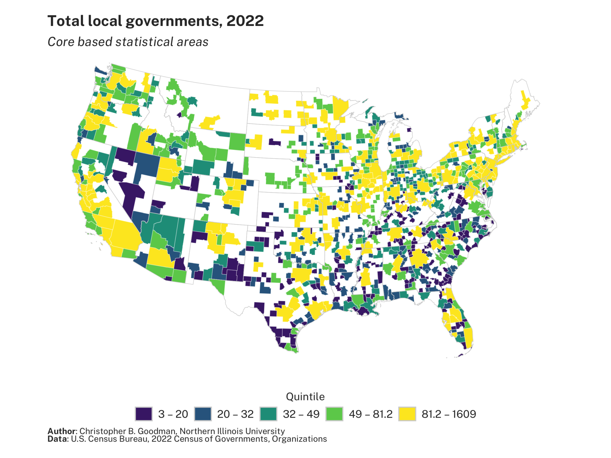 Total local governments, 2022
