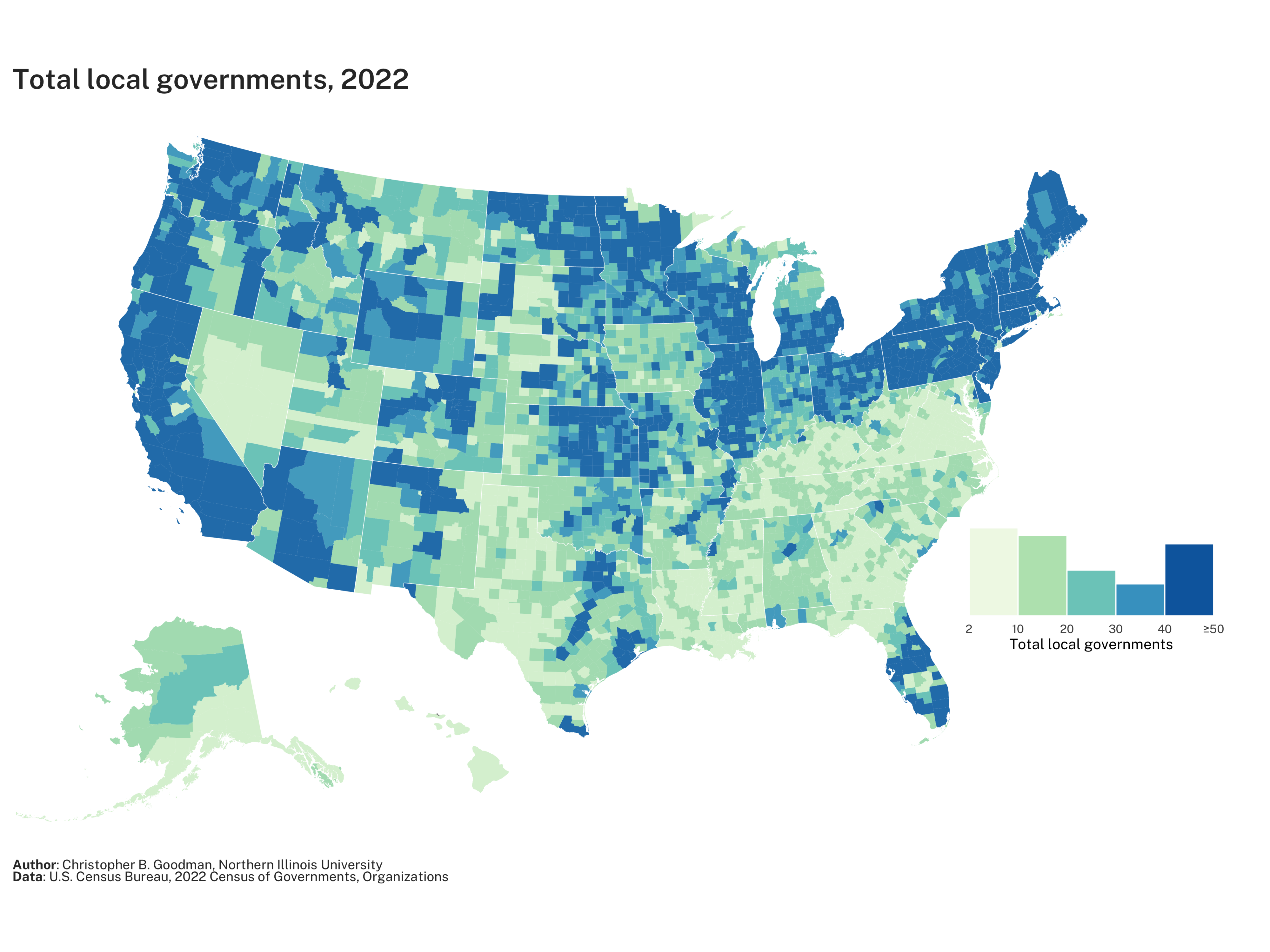 Total local governments, 2022